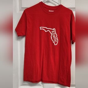 Gildan Red Florida Atlantic (FAU) T-Shirt Homemade